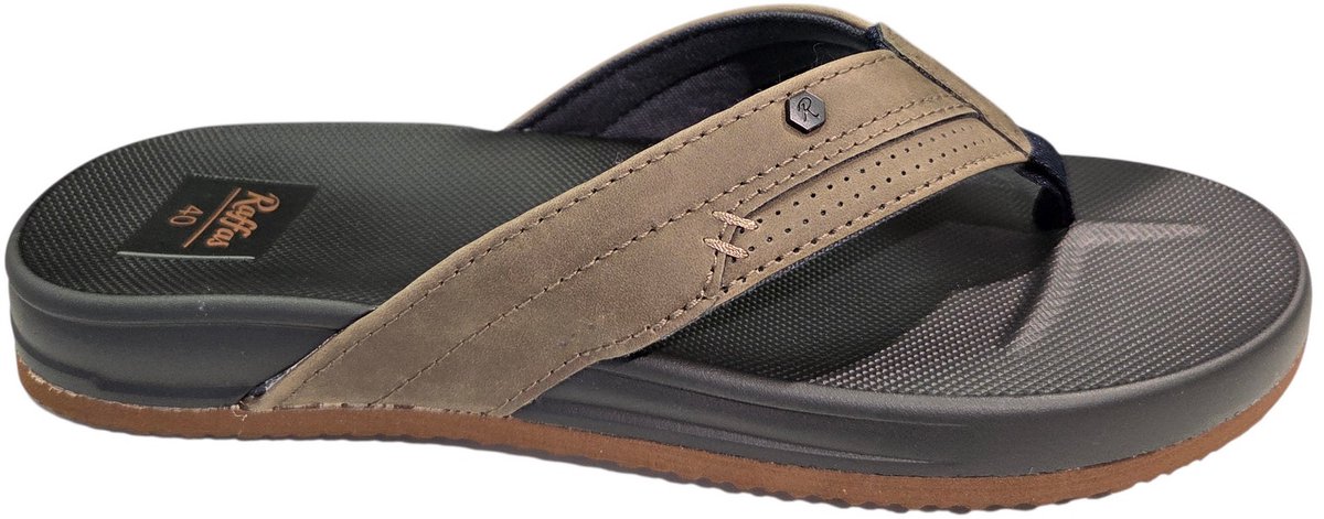 Raffas 3401 Finn Khaki Teenslippers Groen Synthetisch Heren - Groen - 42