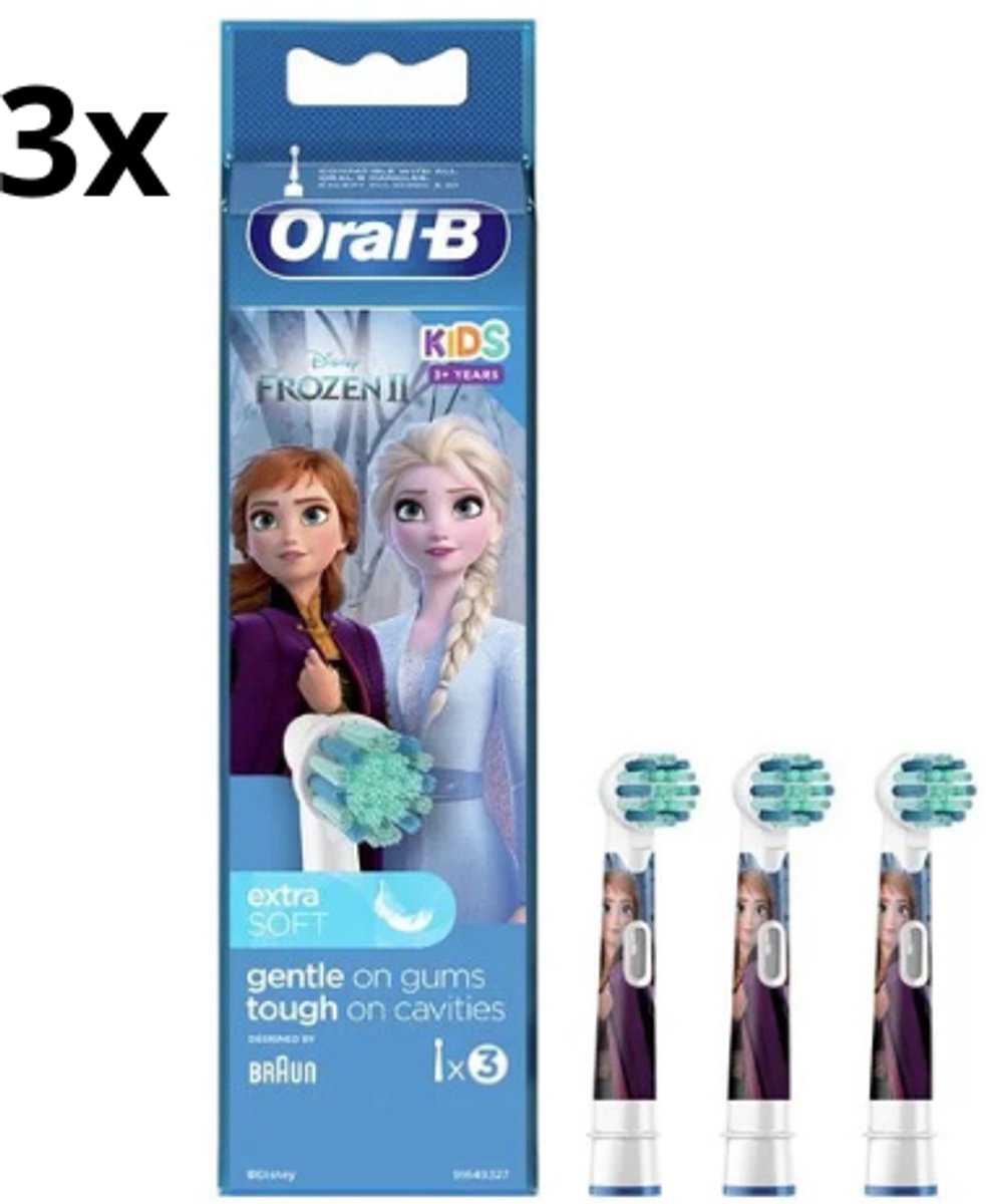 Oral-B Opzetborstels Kids Frozen II - 3 x 3 stuks