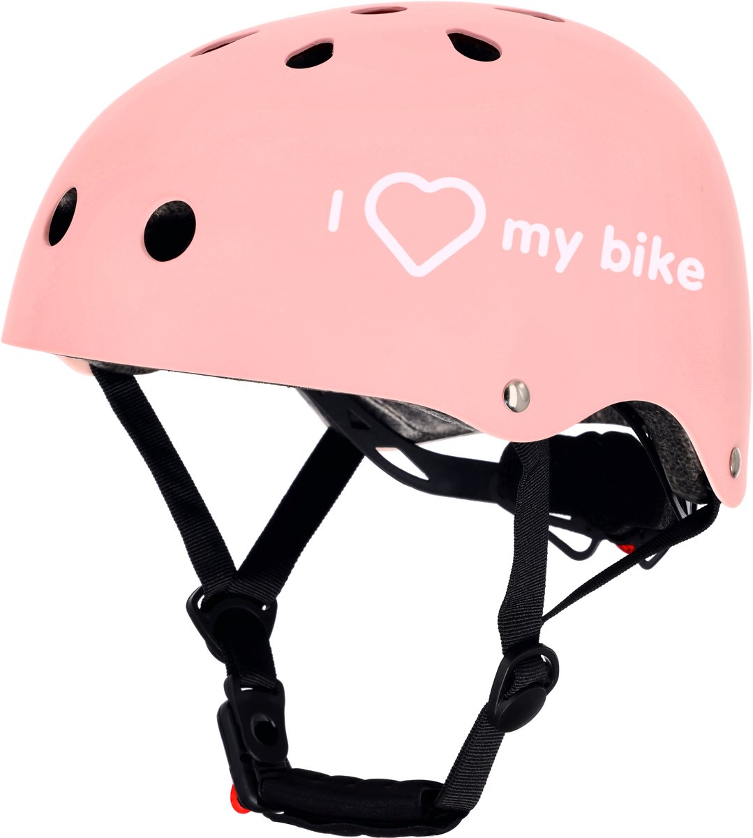 sun baby Fietshelm 3 jaar, kinderhelm maat M (54-58 cm) Roze, met LED licht, Kinder skatehelm voor skateboard, fiets, step en rolschaatsen