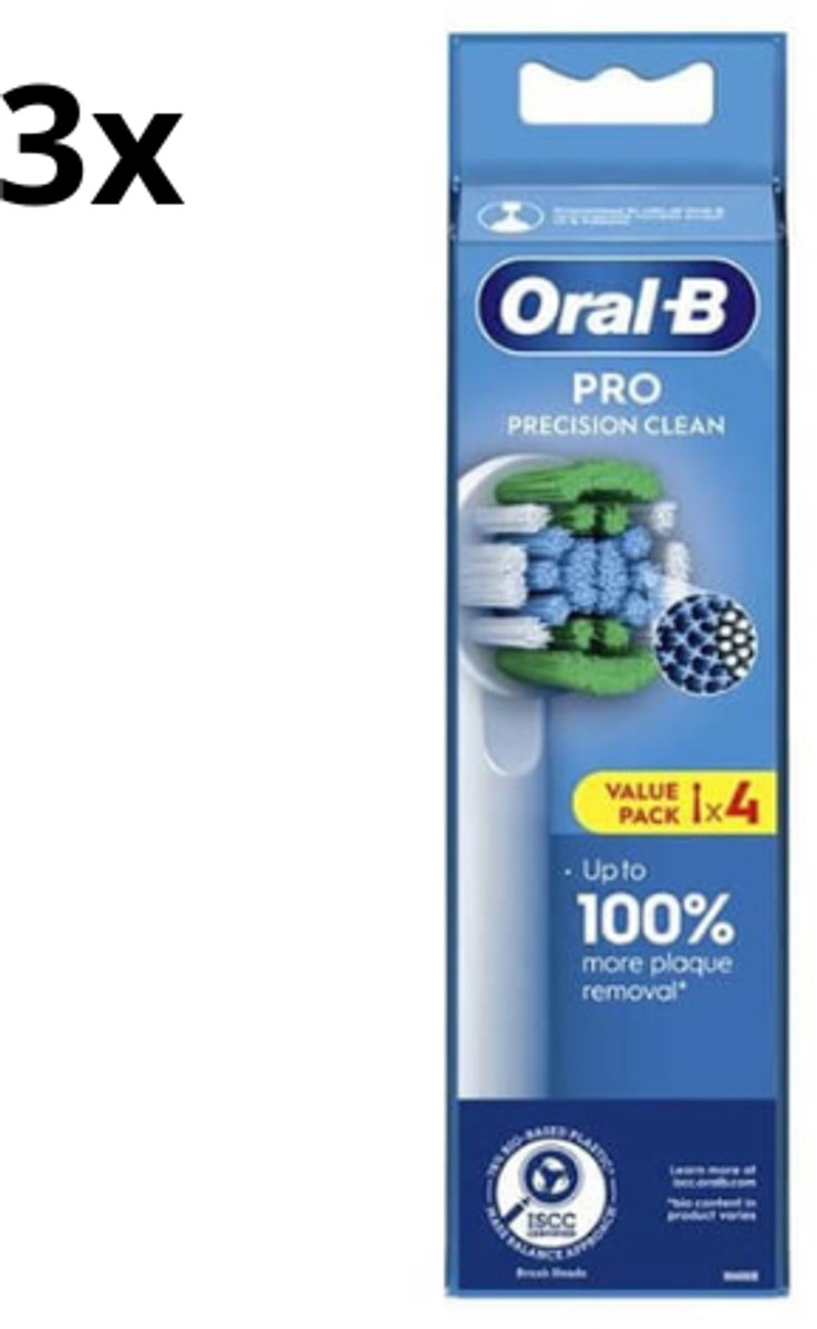 Oral B Pro Precision Clean Opzetborstels - 3 x 4 stuks