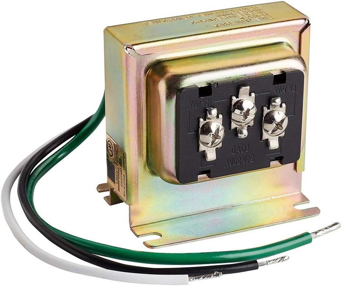 Deurbel Transformator - Stroomadapter Bel - Deurbel Voeden - Drie Uitgangsopties - 2-9/16" B x 2-1/4" L x 2-1/4" H