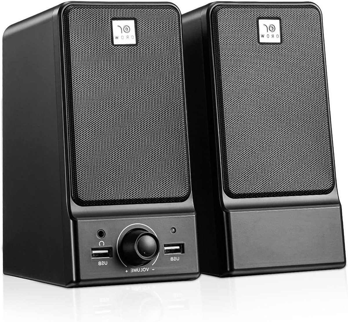 Computerluidsprekers - Externe luidsprekers - Muziek en Geluid - Dubbele 8W Drivers - 16W Systeem - Zwart