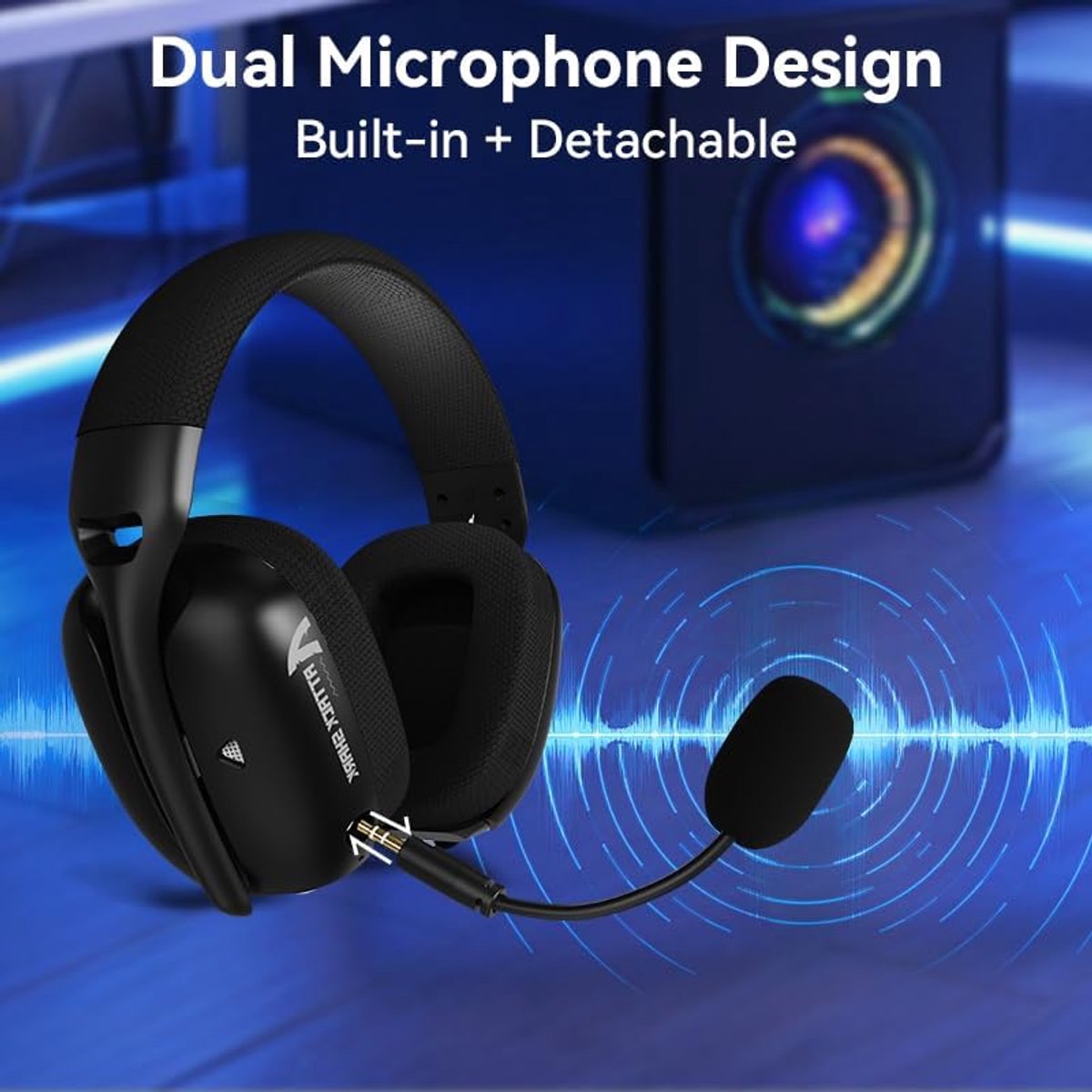 Attack Shark L80 PRO - Gaming Headset - Zwart thumbnail 6