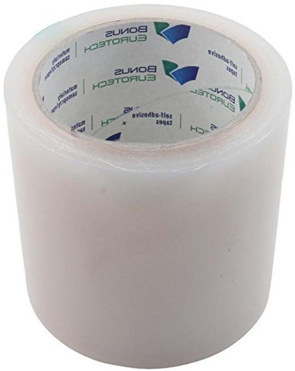 Reparatietape Landbouwfolie - Landbouwtape Polyethyleen - Folies Snel Herstellen - UV- en Weerbestendig - 25m x 100mm - Doorzichtig