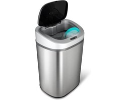 Ninestars DZT-80-4 De originele Touchless Automatische Motion Sensor Prullenbak, 21 Gal. / 80 L., Roestvrij staal