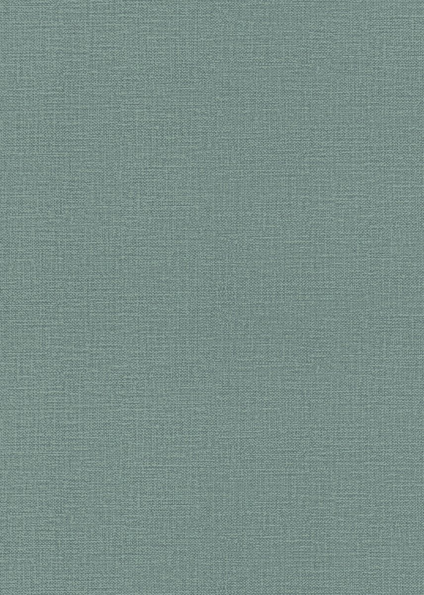 Erismann Vinylbehang 10463-07 - Opus-2 - Textiel Groen - 53cm x 10.05m