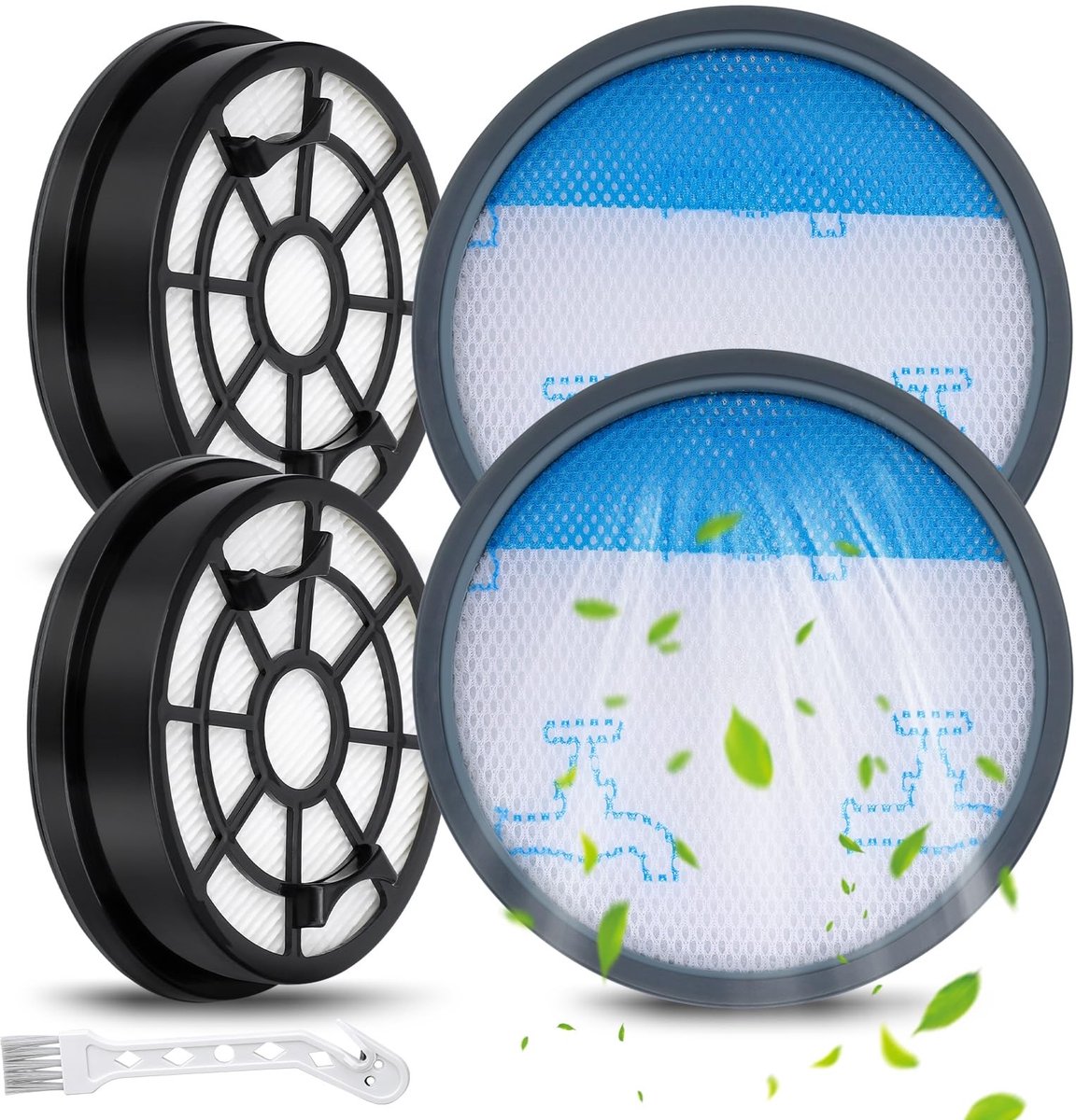 Cosensi - Vacuum Cleaner Filter - Filter Set - Verbeterde Luchtkwaliteit - 4 Stuks - Vervangt ZR904301 - Geschikt voor Rowenta Swift Power Cyc...