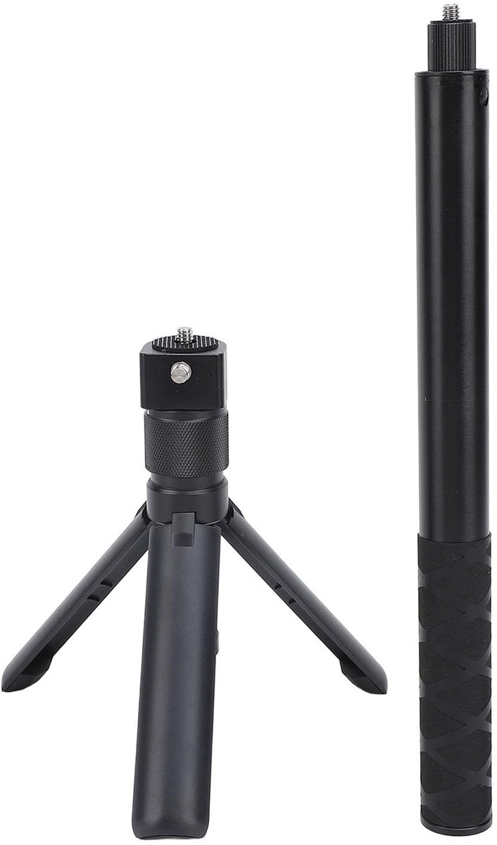 Allecto - Selfie Stick Tripod - Professioneel Voor Actiecamera's Met 360° Fotografie