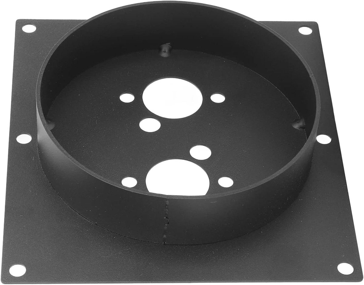 Stove Mounting Plate, Stainless Steel Car Floor Mounting Plate Turret Bracket Durable Heating Floor Mounting Plate Replacement for Webasto Heater for Eberspacher Heater, 6.7 X 15.5cm