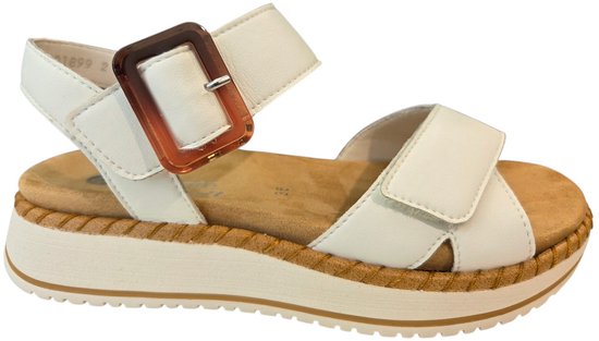 Remonte D3J52-80 Sandalen Wit Leer Dames - Wit - 40