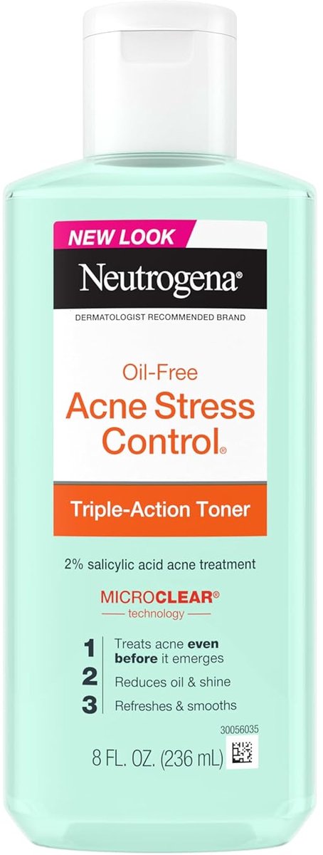 Neutrogena acne-fighting facial toner met  2% salicylic acid -237ml