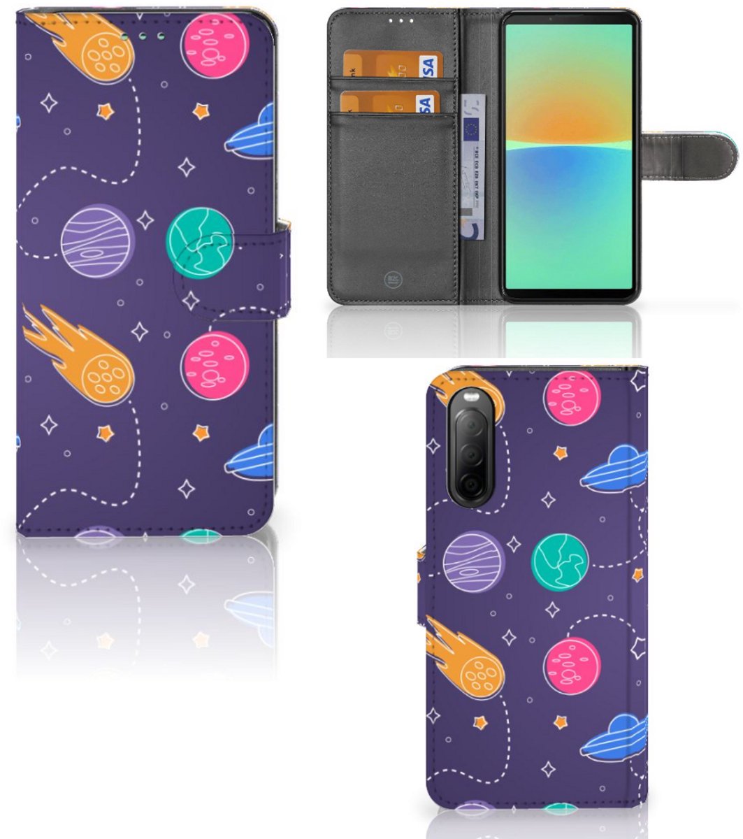 Sony Xperia 10 IV Wallet Case met Pasjes Space