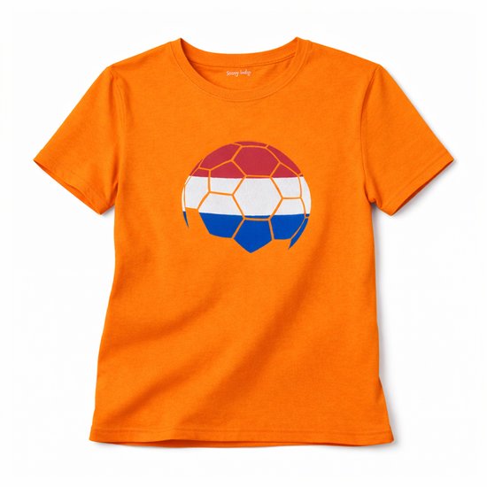 T-shirt Oranje à imprimé craquelé pour homme - T-shirt à manches courtes de l'équipe Nederlands Elftal de Voetbal - Holland - Nederland - Championnat d'Europe, Coupe du monde et Jeux olympiques | Taille XXXL
