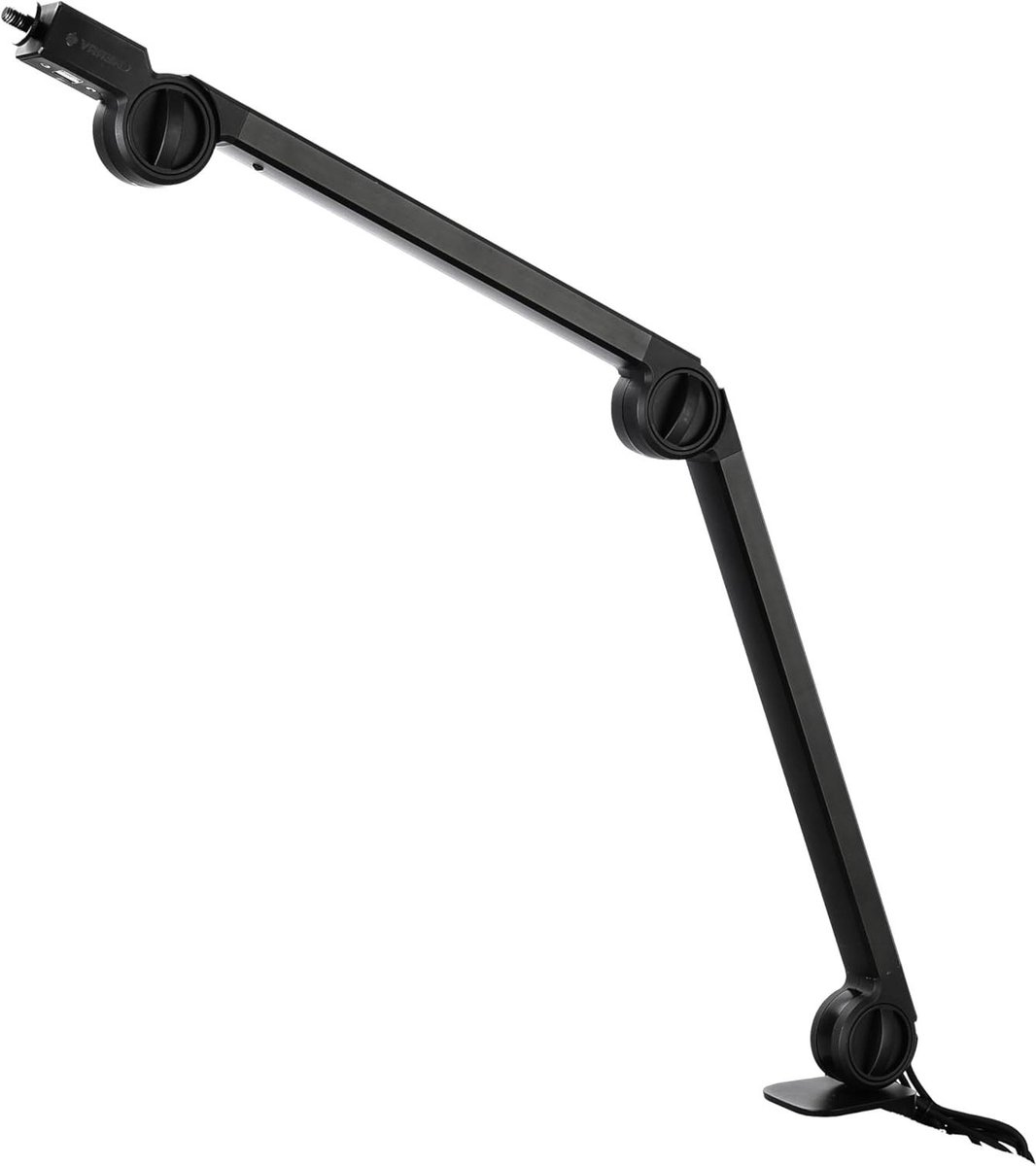 Microfoonarm - Microfoonstandaard USB - Streamen en opnemen - Ingebouwde USB-hub - Tot 800g belasting - Zwart