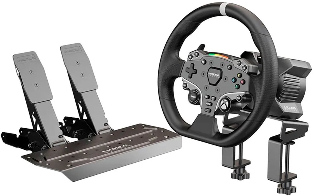 Moza Racing - RS053 - Gamingstuur en pedaalset — cadeau in Gadgets - foto 4