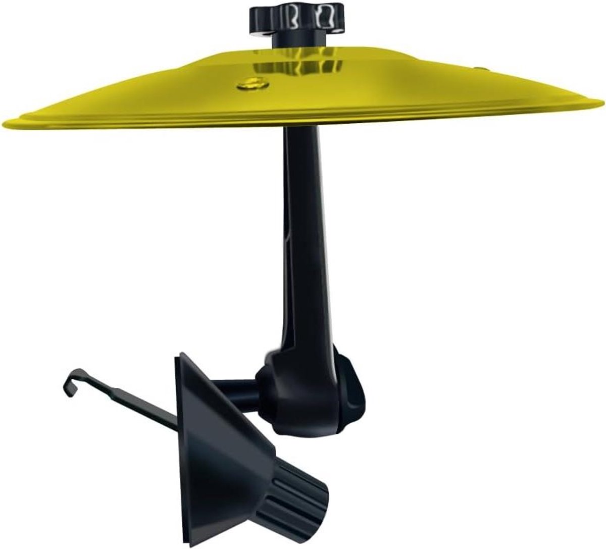 Auto Crash Cymbal - Muziek Decoratie - Verkeersopstopping Verlichten - Miniatuur Drum Accessoire - 14x13.5x3.5cm - Goud