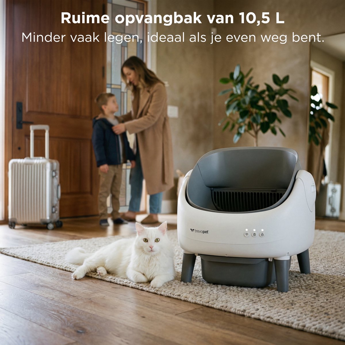 TrevoPet Air - Automatische Kattenbak met App thumbnail 5