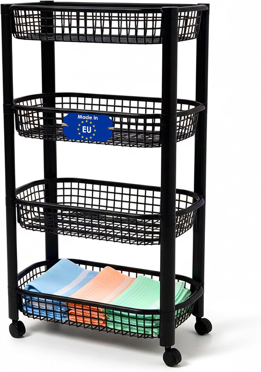 Keukentrolley op Wieltjes - Serveerwagen - Dienkar - Organizer