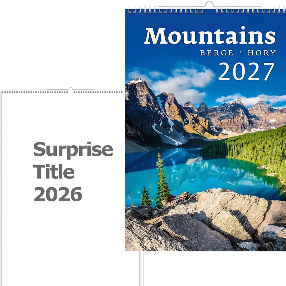 Berglandschap Muur A3+ 2026+ gratis 2026 kalender