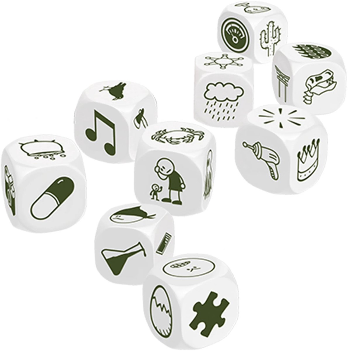 Zygomatic Rory's story cubes dobbelspel creatief fantasierijk reizen.