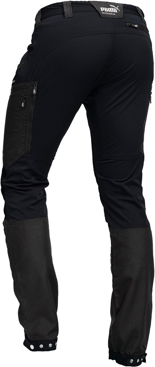 PUMA Workwear Pro One Adventure Outdoorbroek heren – wandelbroek & werkbroek – stretch versterkt & robuust – – 3XL Zwart