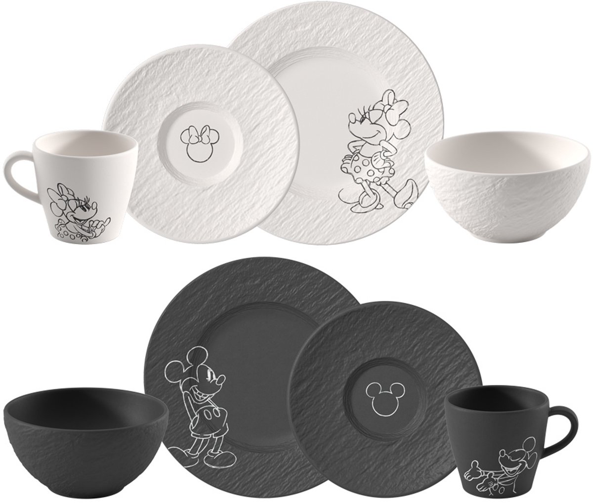 Frühstücks-Set Manufacture Rock – Mickey Mouse Set van 8