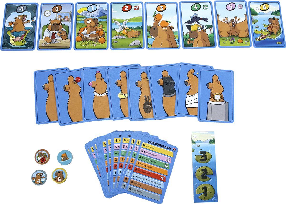 999 Games - Swapybara - Kaartspel - veel spel in een compact doosje — afbeelding 8