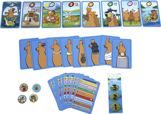 999 Games - Swapybara - Kaartspel - veel spel in een compact doosje