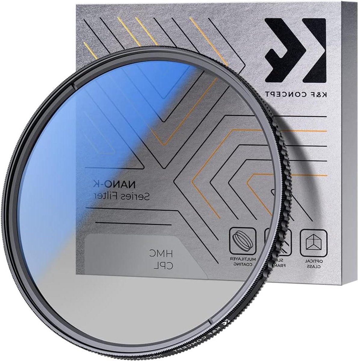 Circulair Polariserend Filter - CPL Filter Lens - Verbeter Camera Kleur - 18-lagen Nano Coating - 43mm - Zwart
