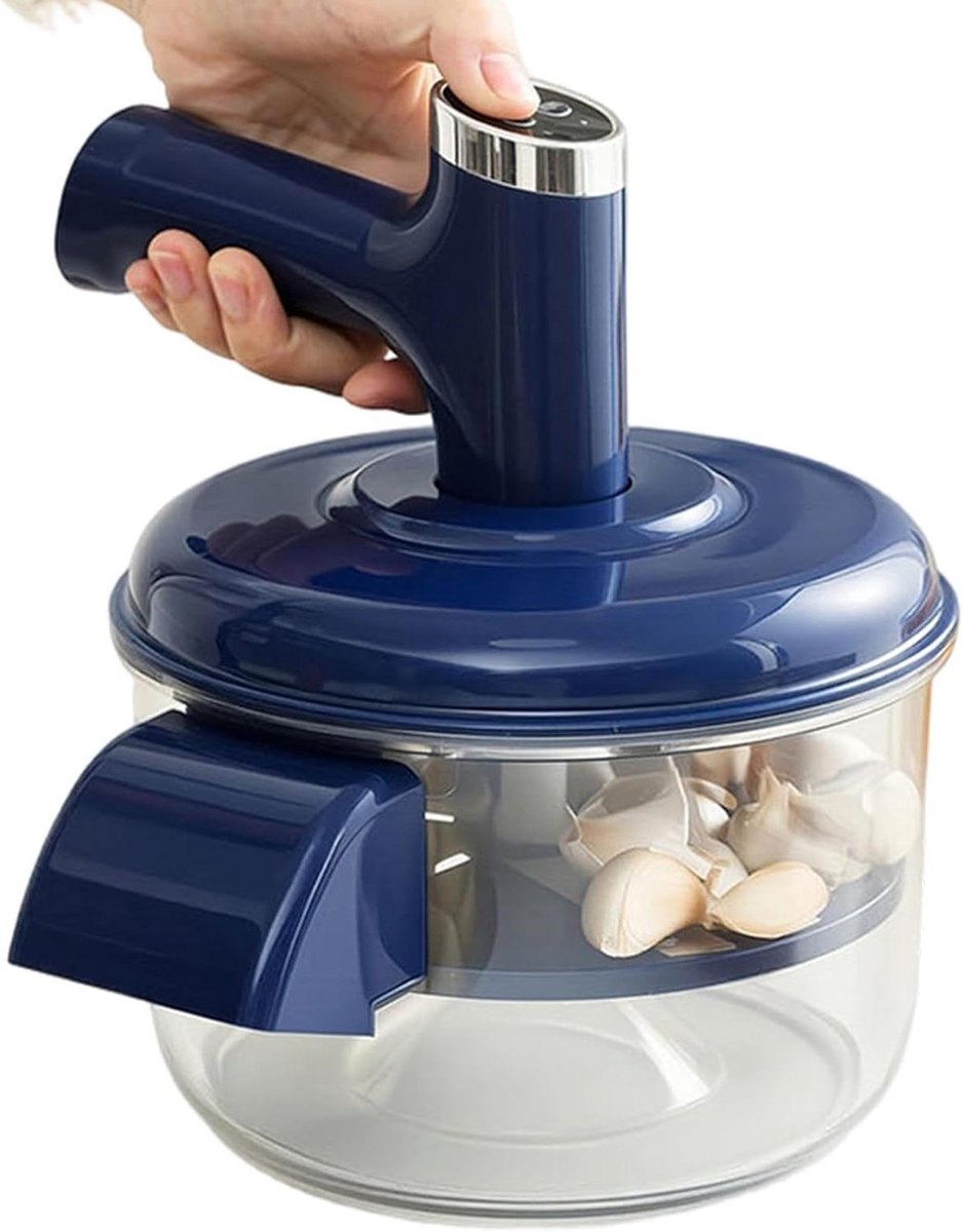 Elektrische Schilmachine - Fruit Pruimer - Keuken Voorbereiding - Automatische Werking - 19.5 x 24 cm - Blauw