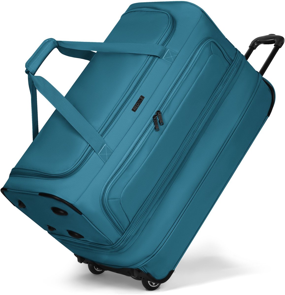 Redolz Duffle Essentials reistas op 2 wielen 70 cm L met uitbreidingsflap - petrol