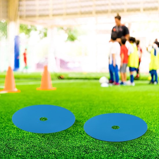 Voetbal Trainingsschijven - Markeerplaten Oefen - Sportvaardigheid Verbeteren - Antislip Ontwerp - 15.5 cm - Meerdere Kleuren — afbeelding 4