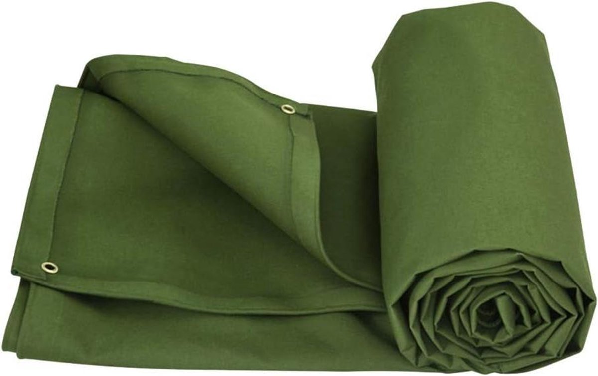 Dekzeil Waterdicht - Beschermhoes Tarp - Buiten Beschermen - Sterk En Duurzaam - 4 x 3 Meter - Groen