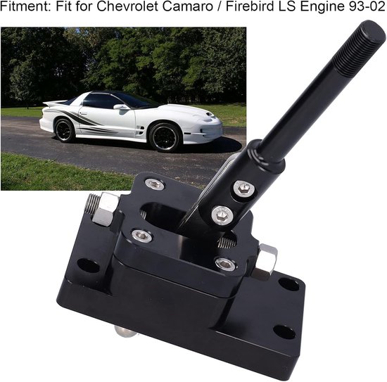 Dioche Gooi Shifter Billet Auto Modificatie Geschikt voor/LS Motor 93-02 (BLACK) — afbeelding 3