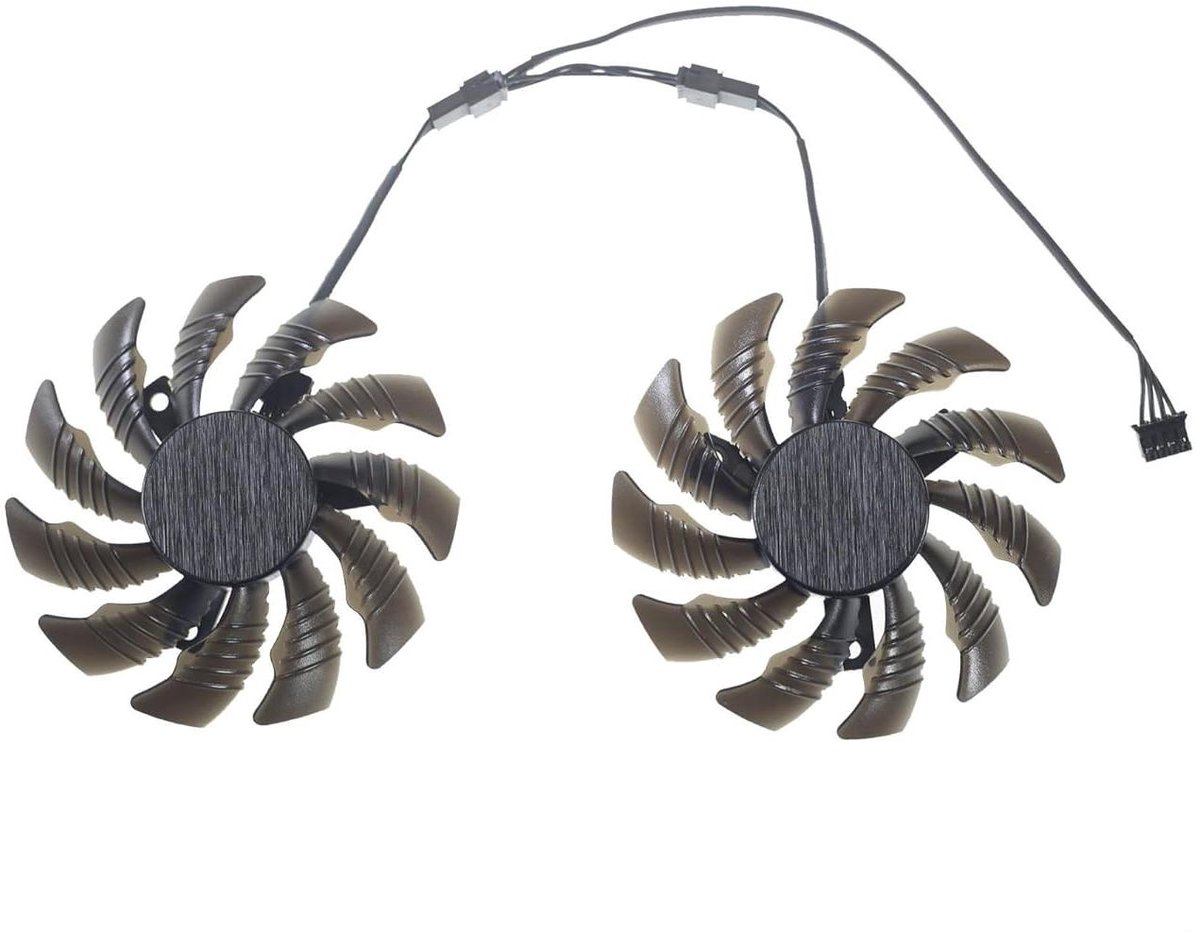 Koeler Ventilator - Vervanging Fan - Grafische Kaart Koeling - 4-Pin Interface - 75MM - Zwart