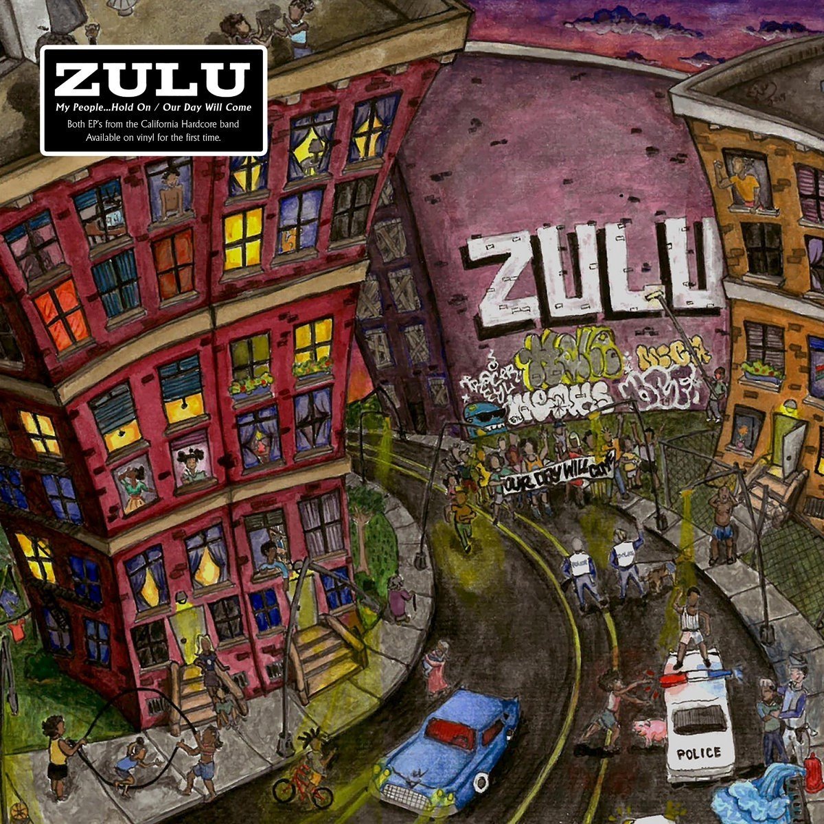 Zulu - My People... Hold On / Our Day Will Come (LP) (Coloured Vinyl)