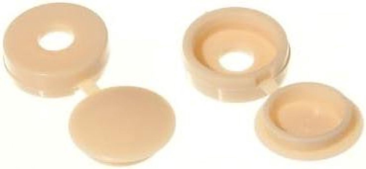 Schroefkapjes - Afdekkapjes - Afwerking Schroeven - Universele Pasvorm - 2000 Stuks - Beige