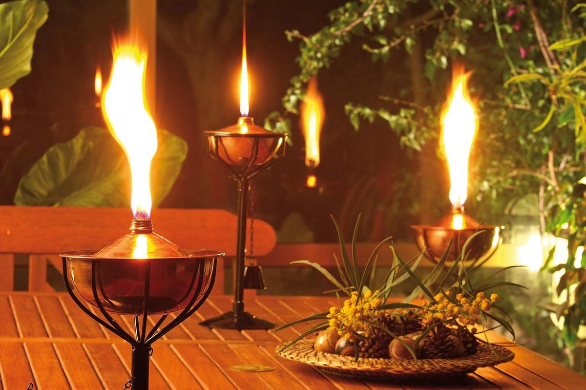 Tuinfakkel RVS - Tuinverlichting Fakkel - Tuin Sfeer Creëren - Duurzaam RVS Materiaal - 150cm Lengte - RVS