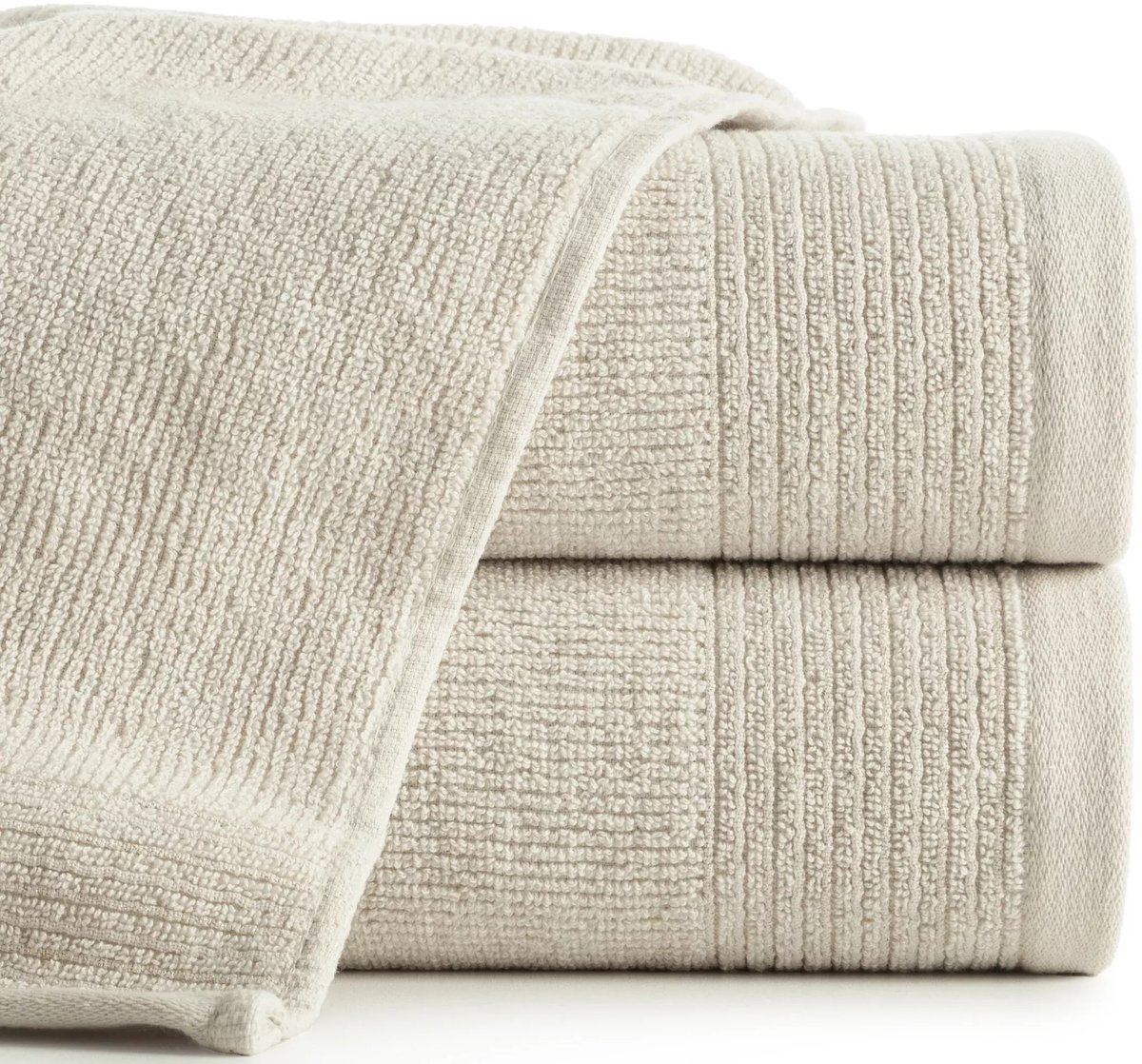 Luxe Badhanddoek LARI 50x90cm Beig – 500g/m² Zacht Katoen