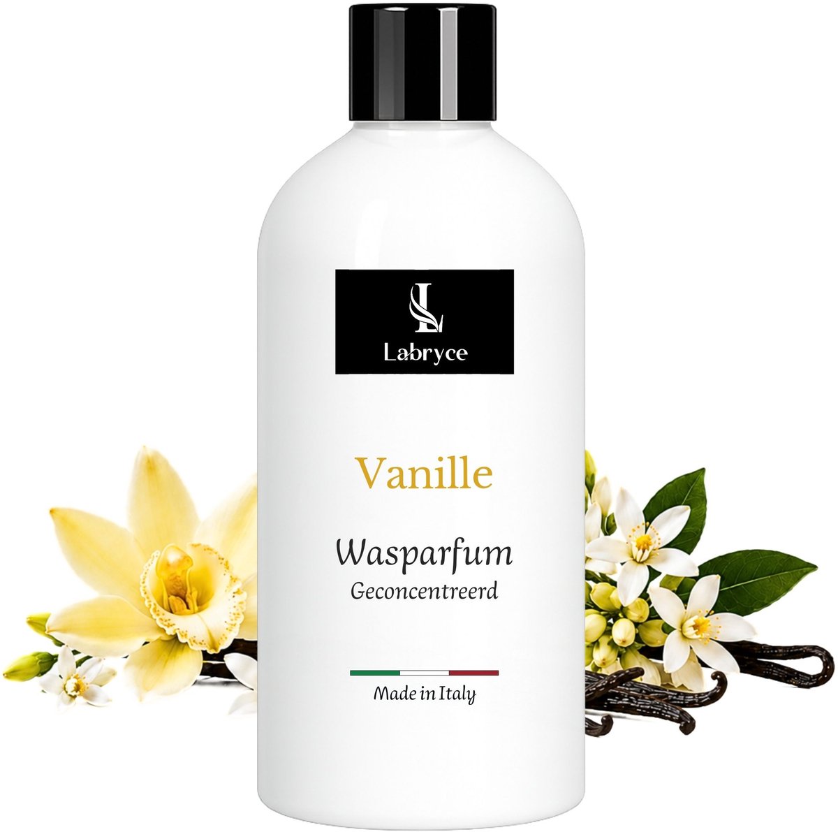 Labryce Wasparfum Vanille - Volle zachte vanillegeur met citrusbloesem & vanille stokjes - 250 ml