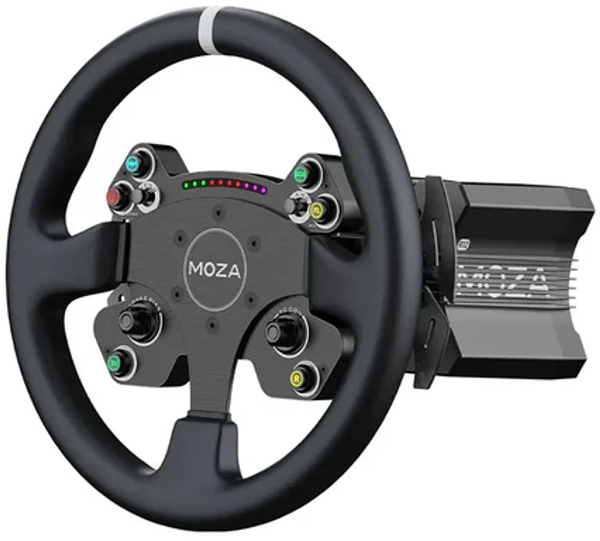 MOZA Racing R12 V2 + CS V2P Steering Wheel Bundle – Direct Drive Sim Racing Set - PC