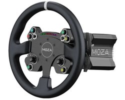 MOZA Racing R12 V2 + CS V2P Steering Wheel Bundle – Direct Drive Sim Racing Set - PC