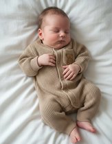 Gebreid Baby Boxpakje Unisex - Bruin - 50