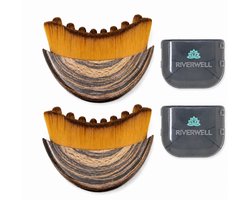 Top 10 beste lichaamsborstels en badaccessoires 2026: Riverwell lymfegezichtsborstel 2 stuks