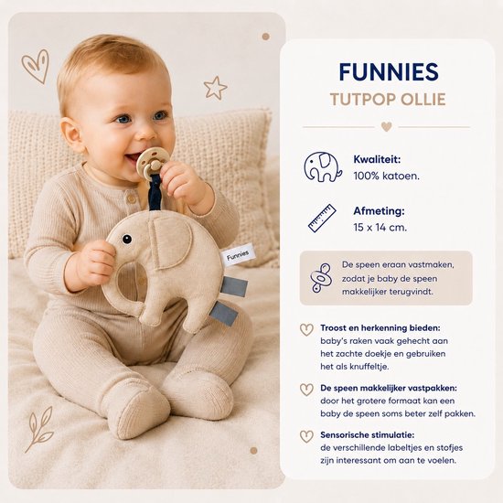 Blijeitje - Kraamcadeau Jongen – Babyshower Cadeau & Gender Reveal Gift Box – Baby Cadeau Set met Mutsje, Sokjes, Spuugdoekje & Tutpop Blauw — afbeelding 3