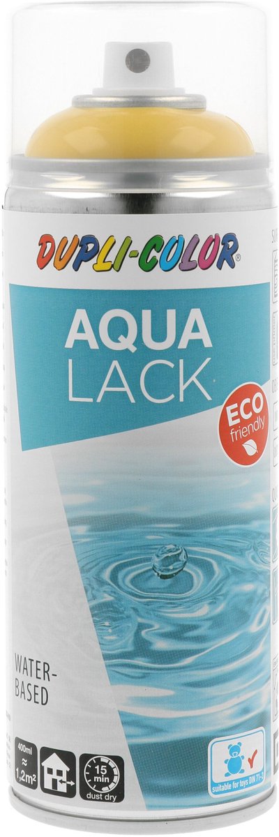 DupliColor Aqua Eco+ RAL1023 Hoogglans Spuitbus 350ml