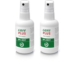 2x Care Plus Deet 50% spray 60 ml - Muggenspray