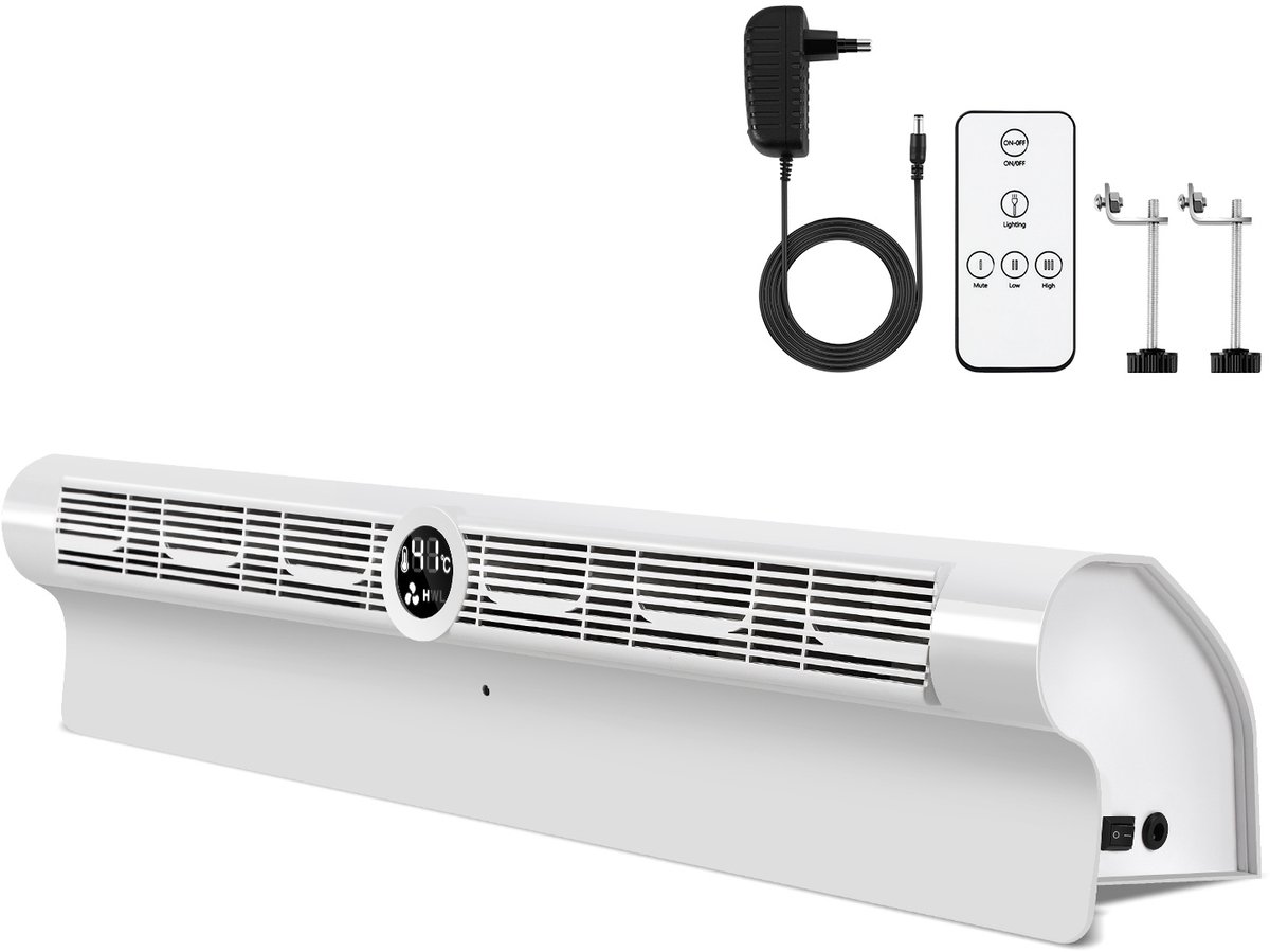 Radiator Ventilator Radiator Radiatorversterker LED-display met kabel Met afstandsbediening Energiebesparende verwarming 1 stuk