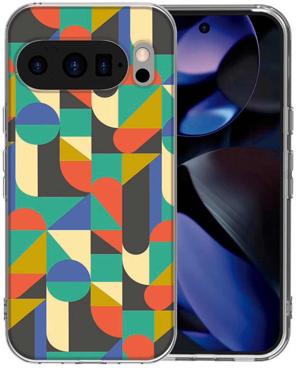 Google Pixel 10 / 10 Pro TPU hoesje Funky Retro
