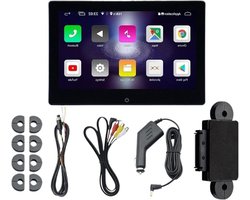 Automonitor Scherm - Hoofdsteun Video - Reizen Vermaak - HD IPS Touchscreen - 10.1 Inch - Zwart